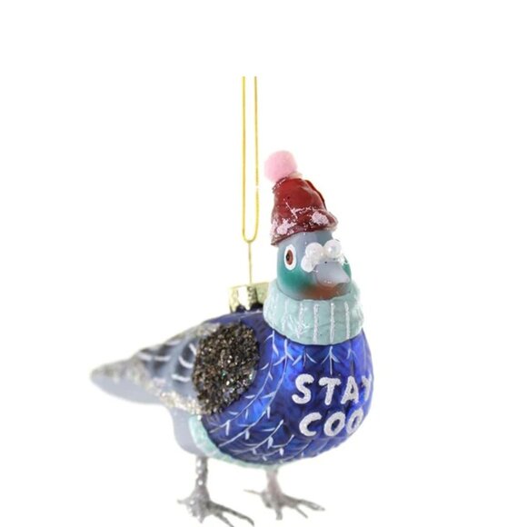 Cody Foster Stay Coo Pigeon Ornament - Picture 1 of 1